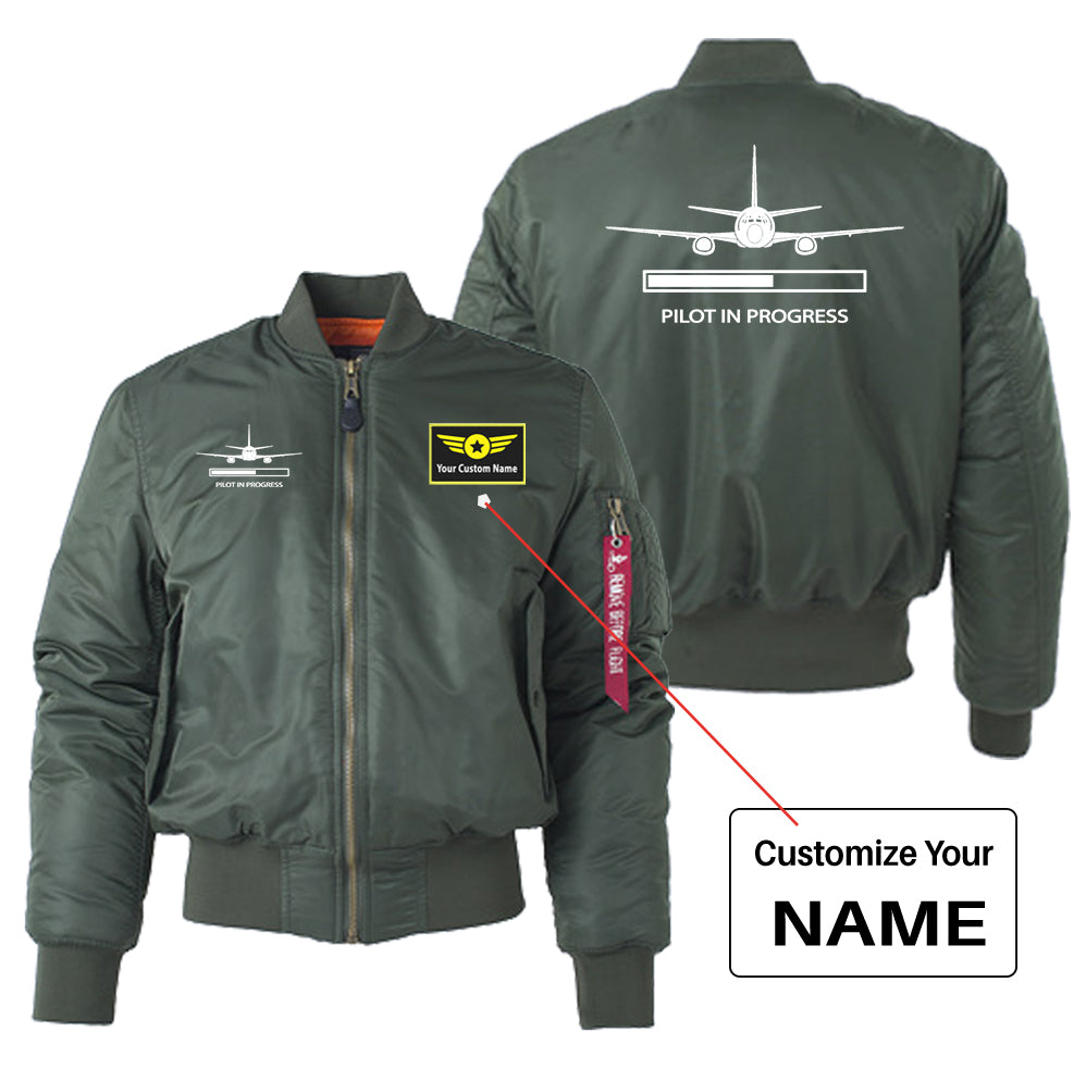 Pilot In Progress Designed "Women" Bomber Jackets