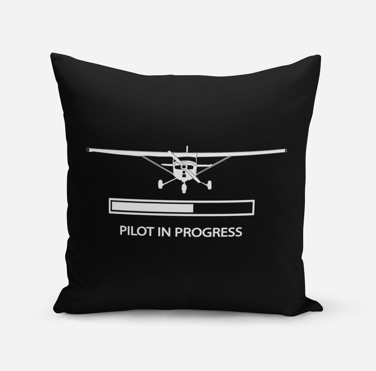 Pilot In Progress (Cessna) Designed Pillows