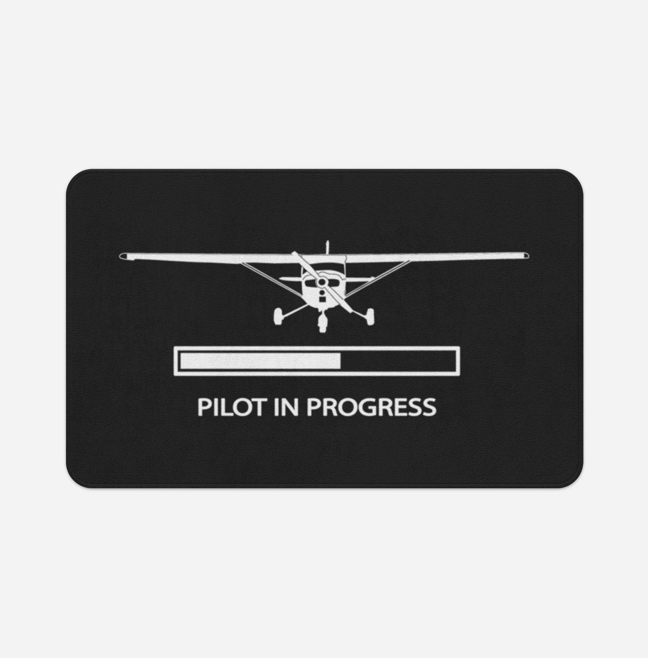 Pilot In Progress (Cessna) Designed Bath Mats