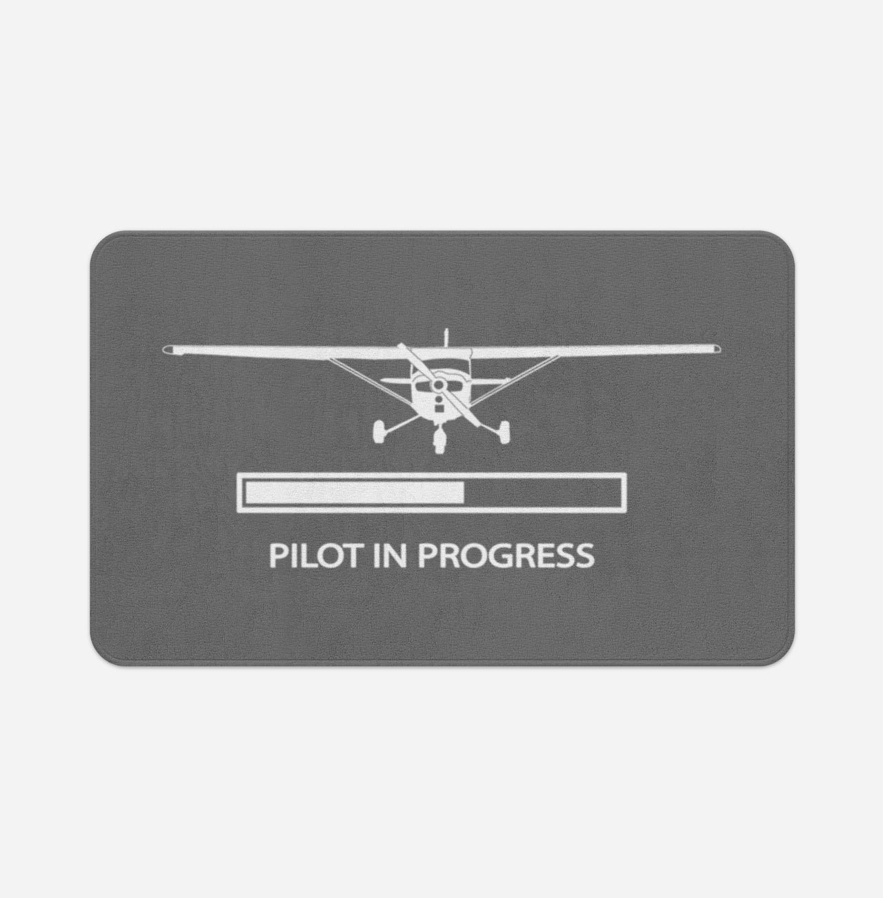 Pilot In Progress (Cessna) Designed Bath Mats