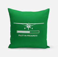 Thumbnail for Pilot In Progress (Cessna) Designed Pillows