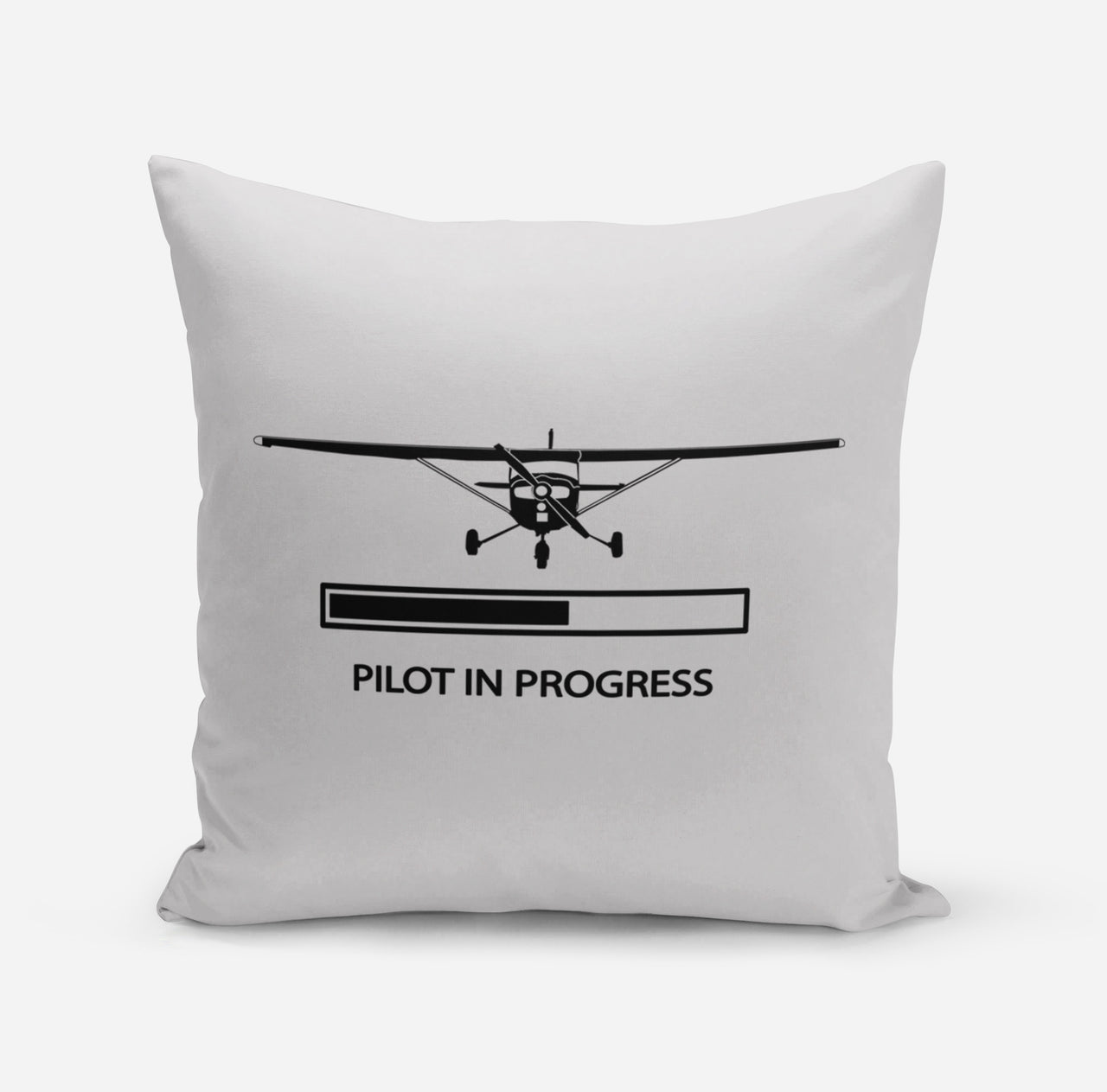 Pilot In Progress (Cessna) Designed Pillows