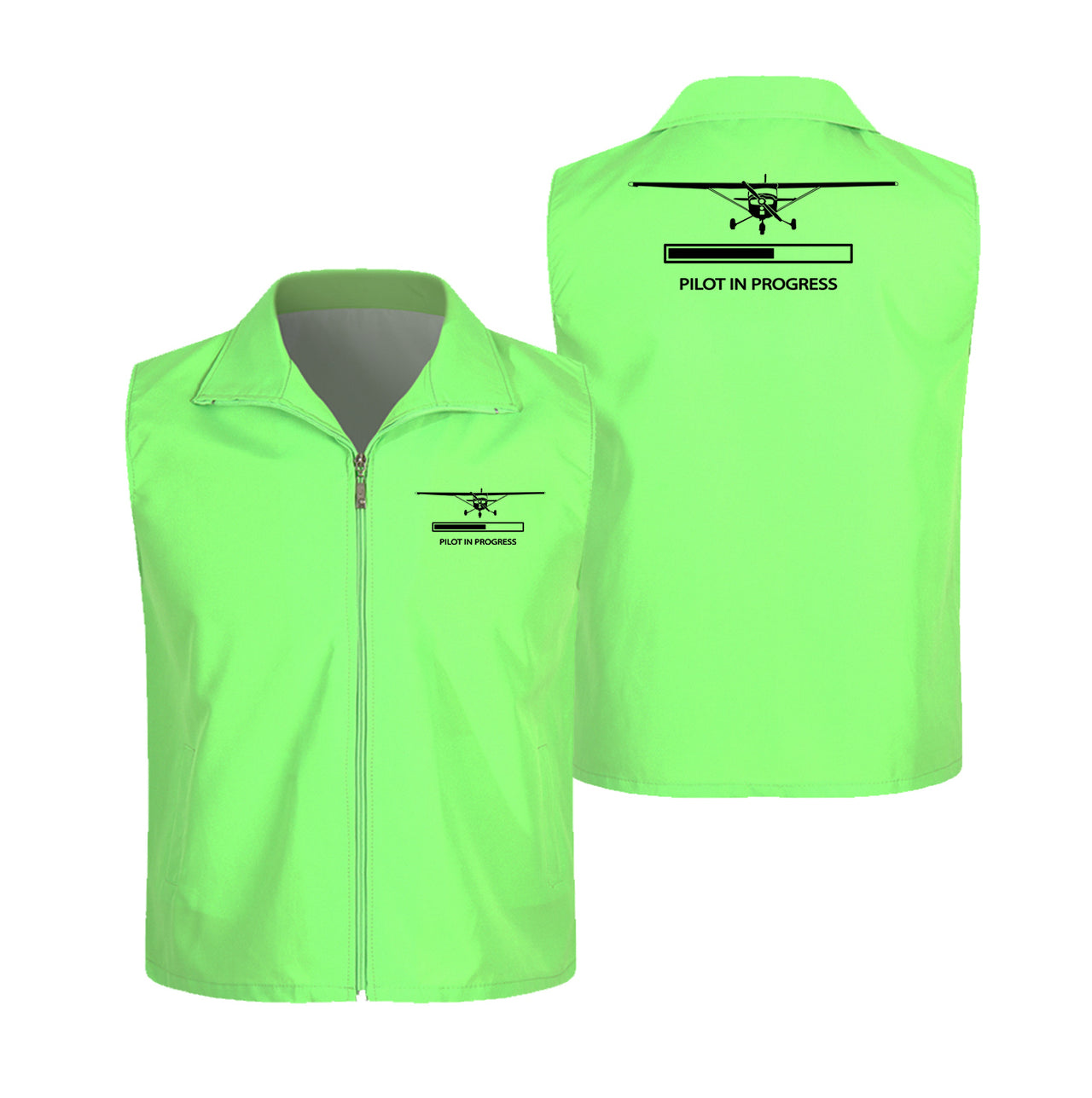 Pilot In Progress (Cessna) Designed Thin Style Vests