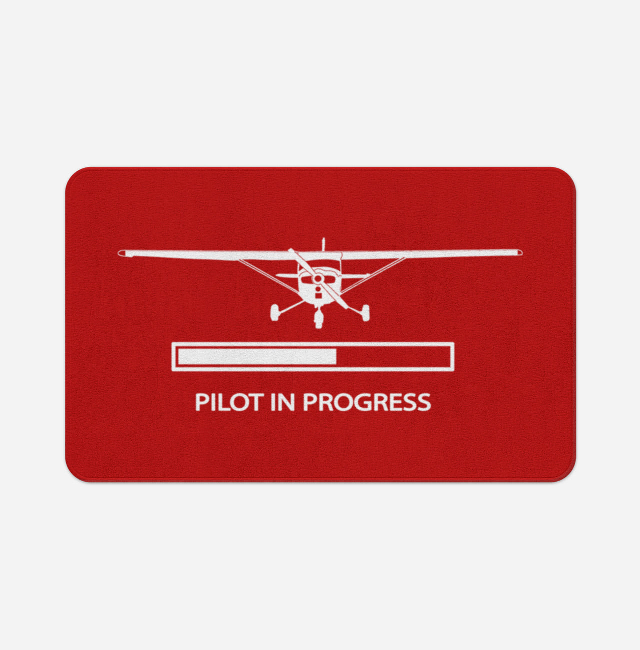 Pilot In Progress (Cessna) Designed Bath Mats