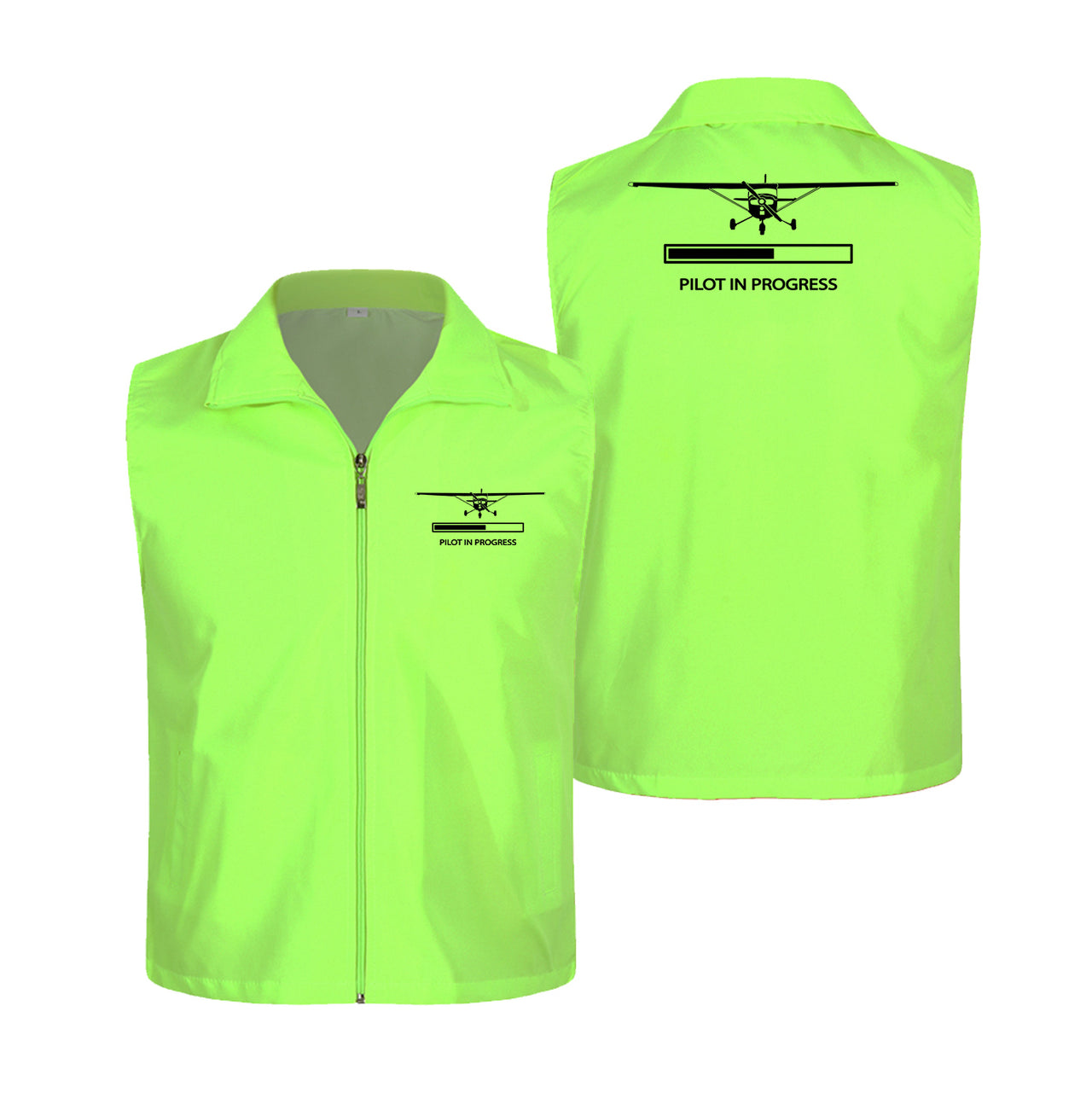 Pilot In Progress (Cessna) Designed Thin Style Vests