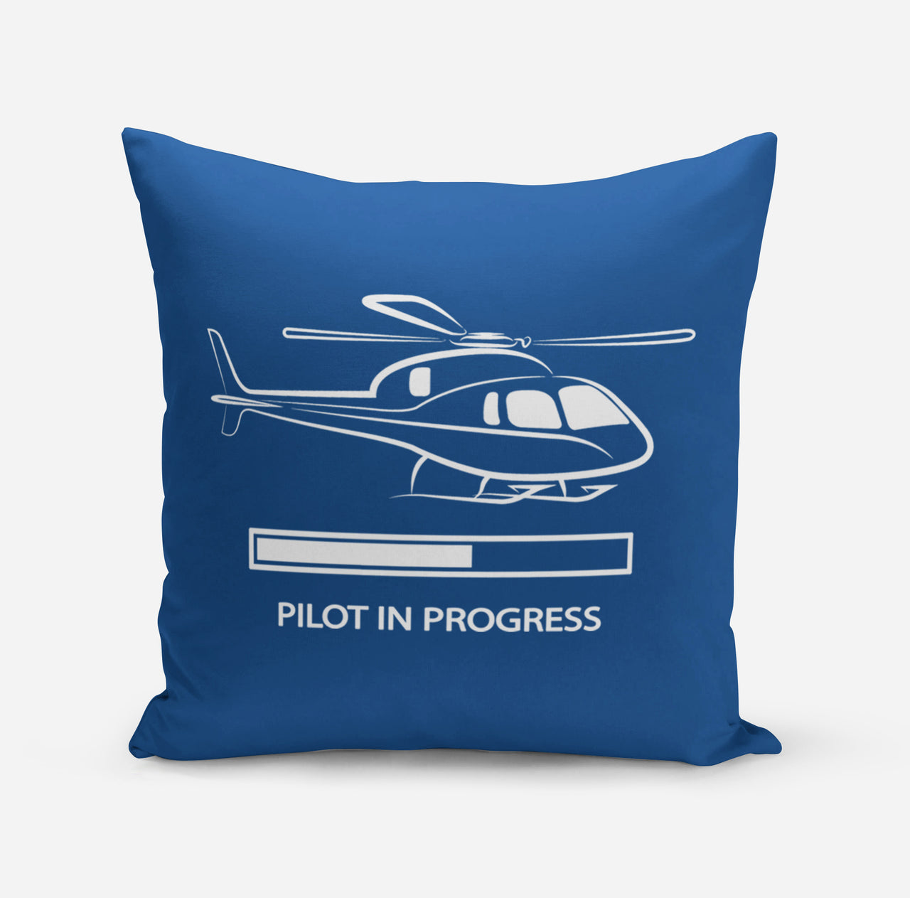 Pilot In Progress (Helicopter) Designed Pillows