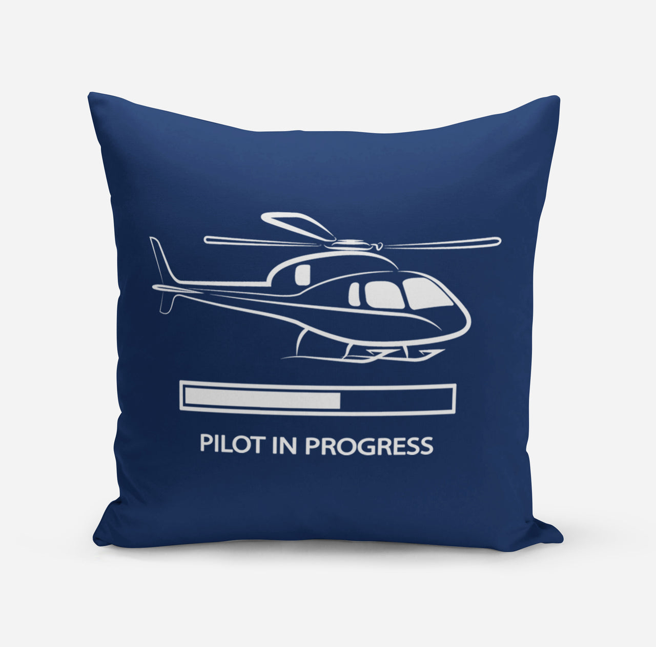 Pilot In Progress (Helicopter) Designed Pillows