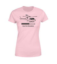 Thumbnail for Pilot In Progress (Helicopter) Designed Women T-Shirts