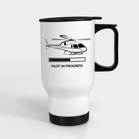 Thumbnail for Pilot In Progress (Helicopter) Designed Travel Mugs (With Holder)