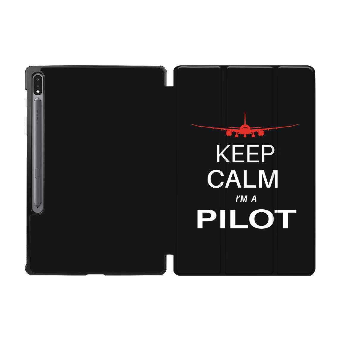 Pilot (777 Silhouette) Designed Samsung Tablet Cases