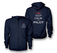 Thumbnail for Pilot (777 Silhouette) Designed Zipped Hoodies