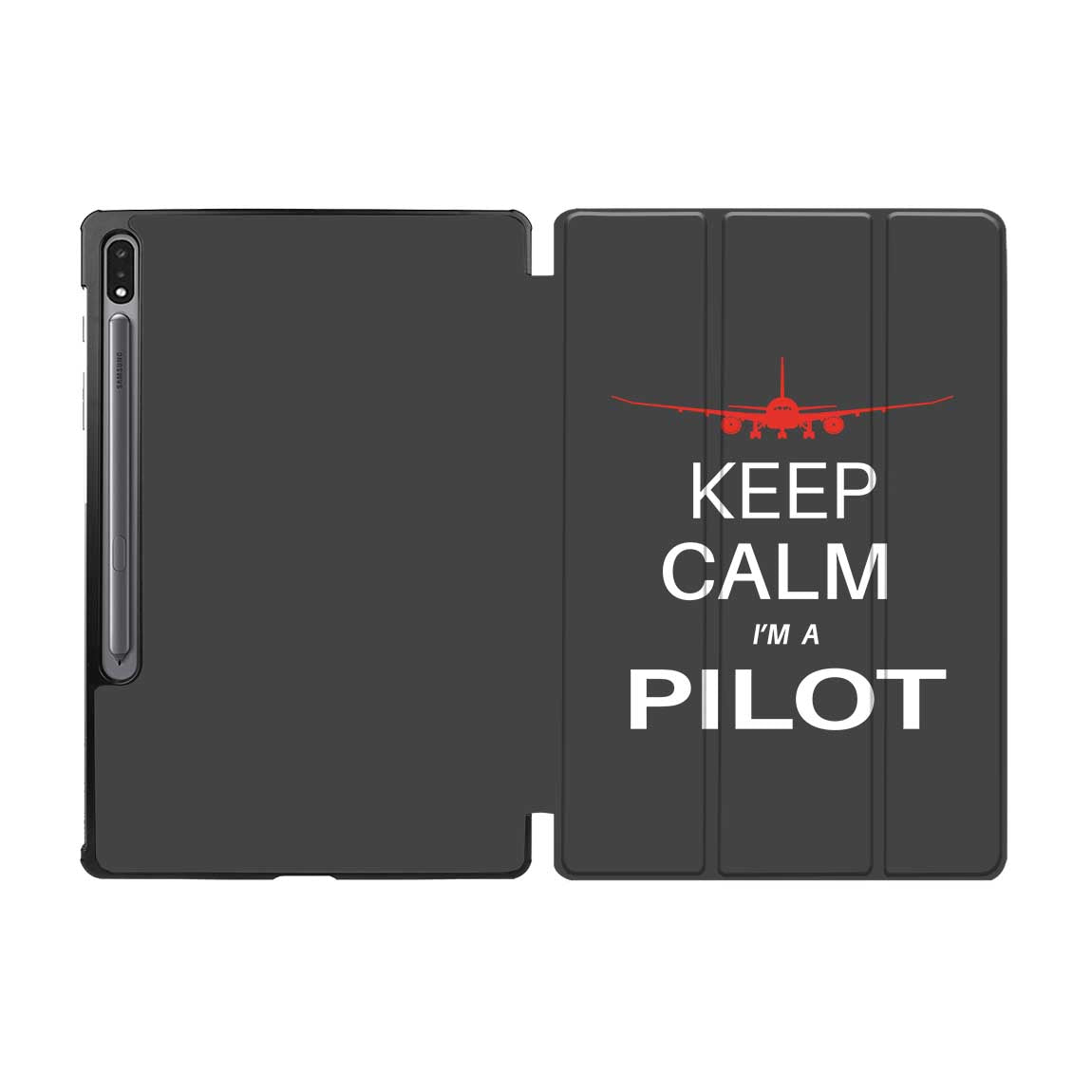 Pilot (777 Silhouette) Designed Samsung Tablet Cases