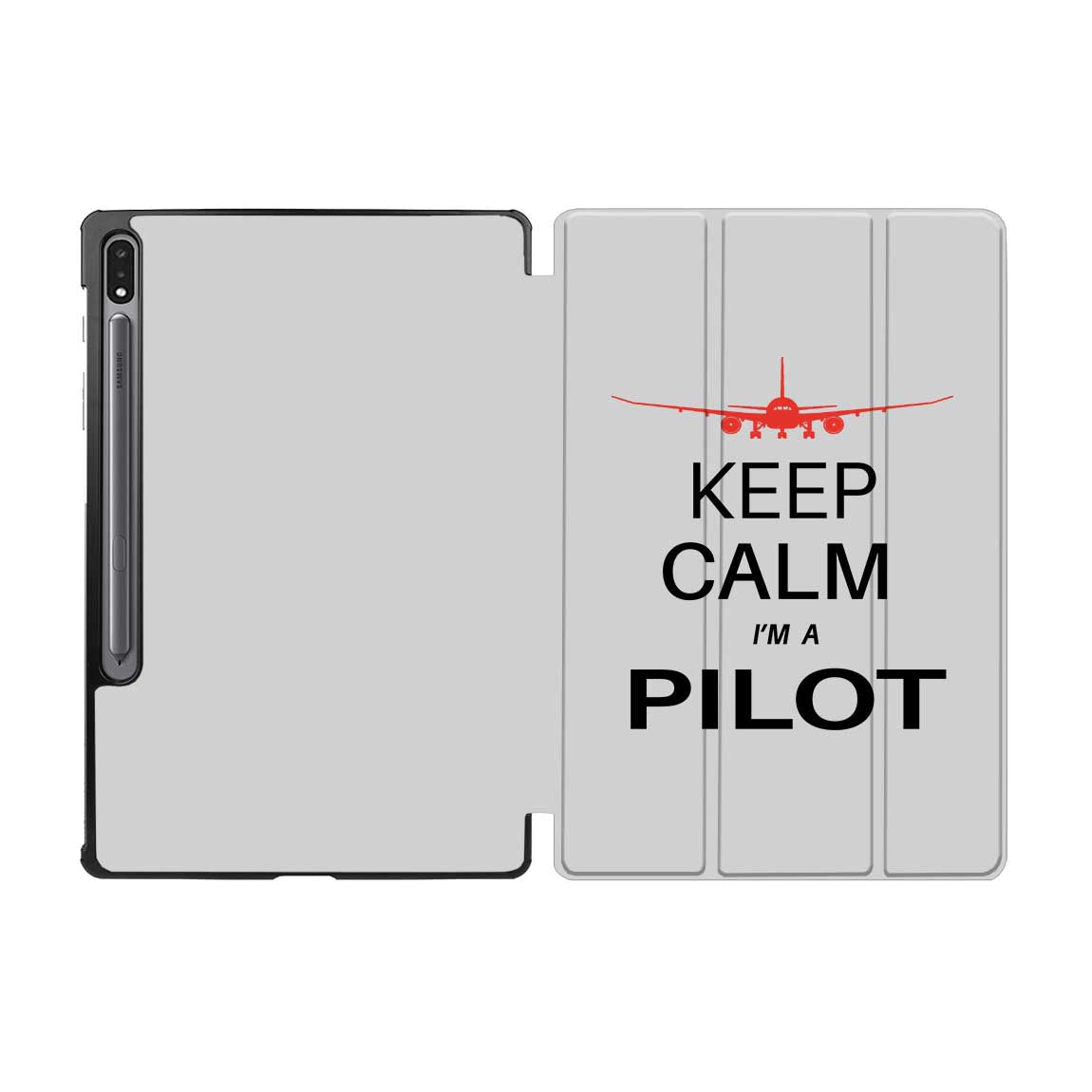 Pilot (777 Silhouette) Designed Samsung Tablet Cases