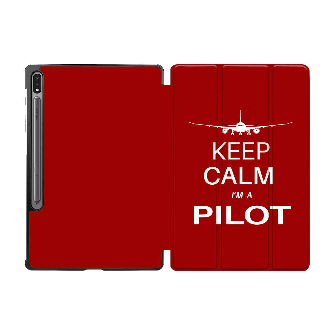 Pilot (777 Silhouette) Designed Samsung Tablet Cases