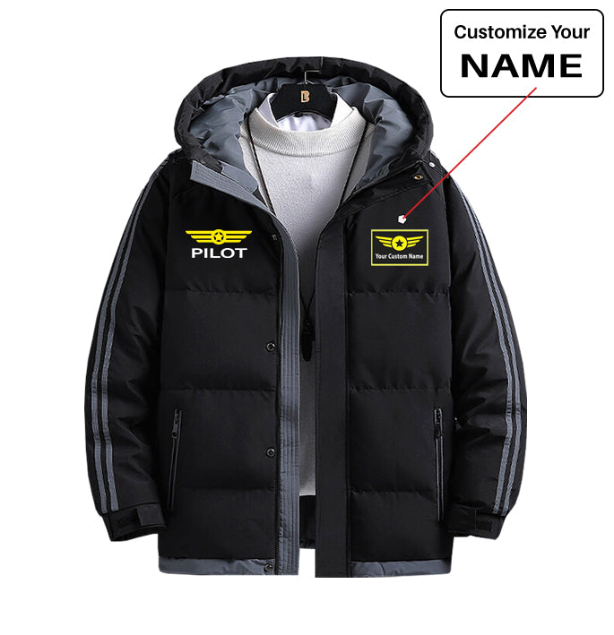 Pilot & Badge Designed Thick Fashion Jackets