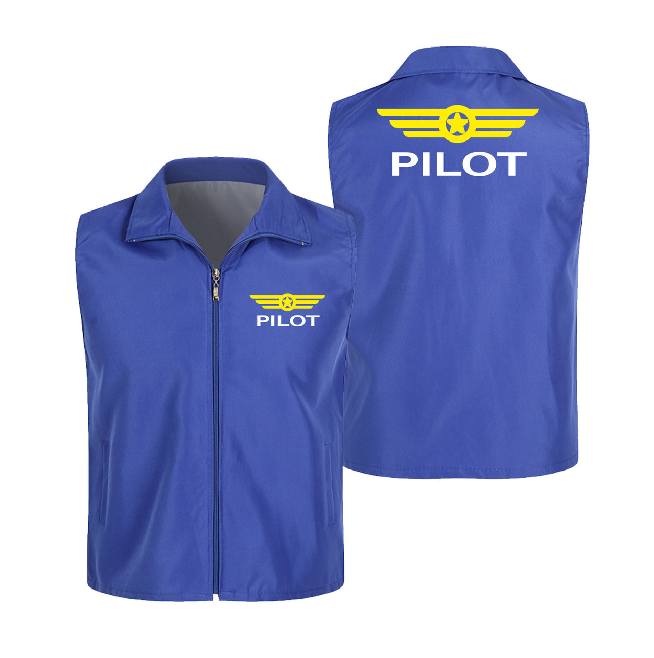 Pilot & Badge Designed Thin Style Vests