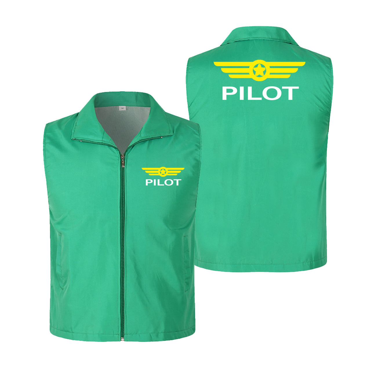 Pilot & Badge Designed Thin Style Vests