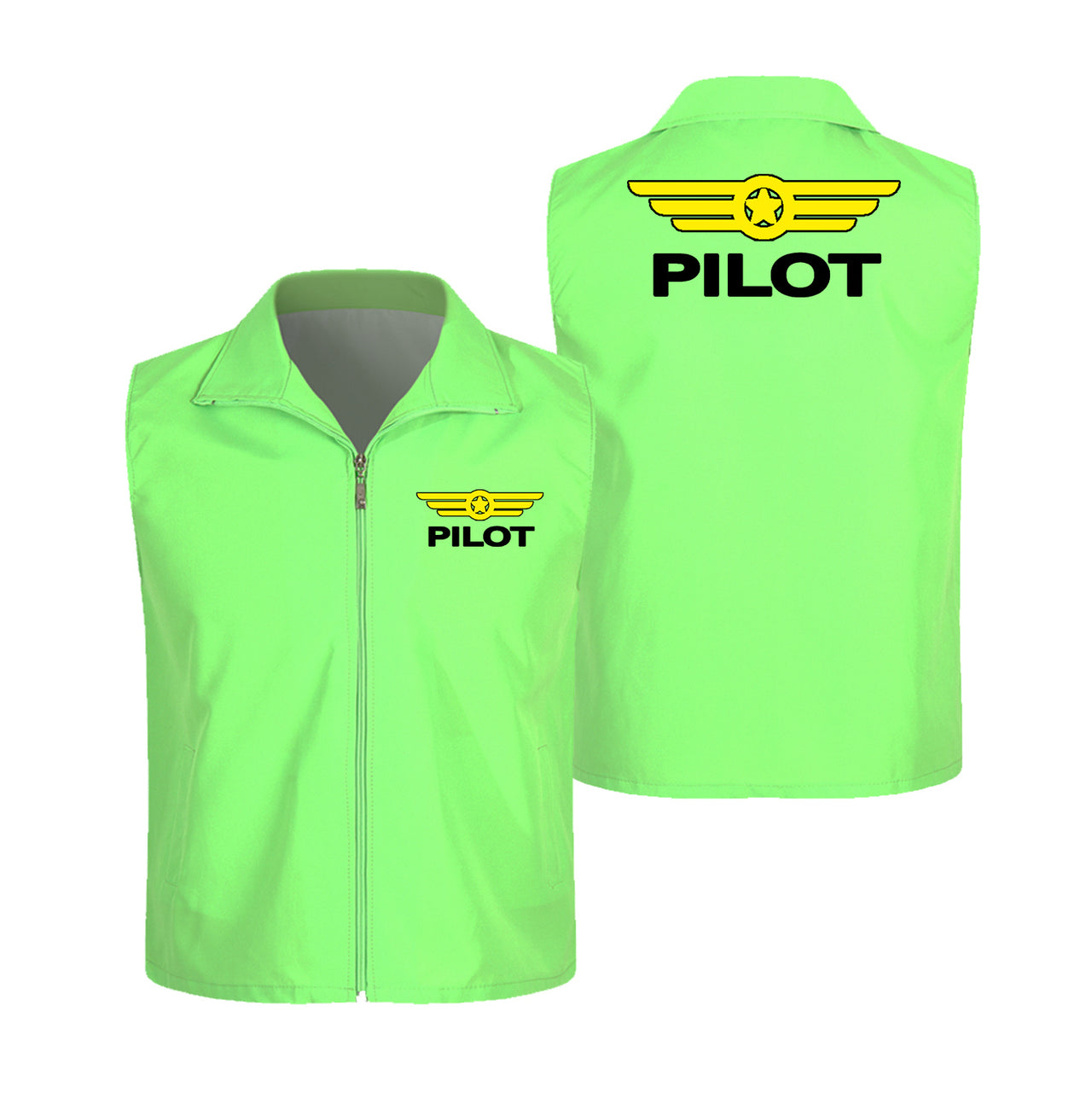 Pilot & Badge Designed Thin Style Vests