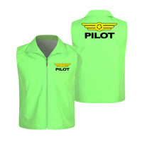 Thumbnail for Pilot & Badge Designed Thin Style Vests