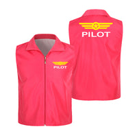 Thumbnail for Pilot & Badge Designed Thin Style Vests