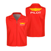 Thumbnail for Pilot & Badge Designed Thin Style Vests