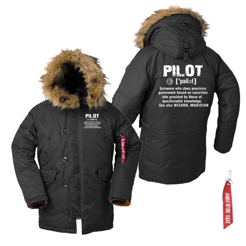 Pilot [Noun] Designed Parka Bomber Jackets