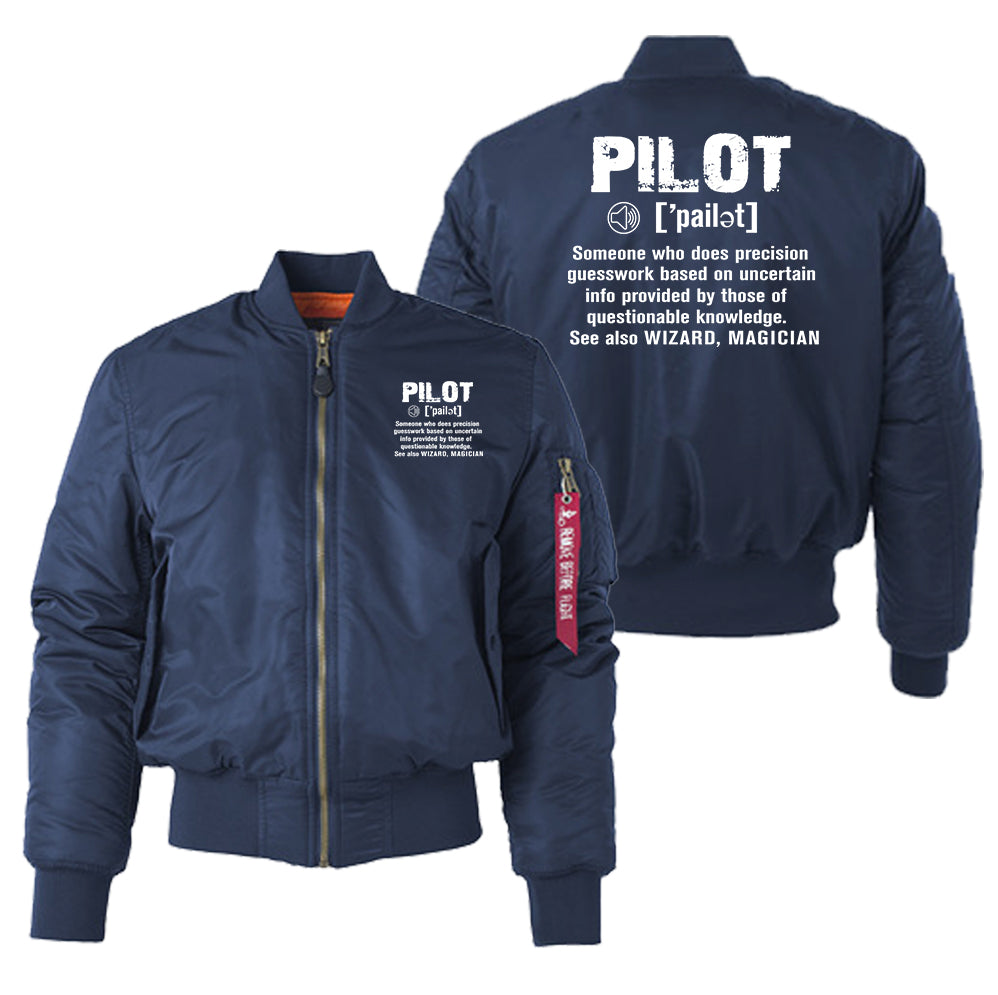 Pilot [Noun] Designed "Women" Bomber Jackets