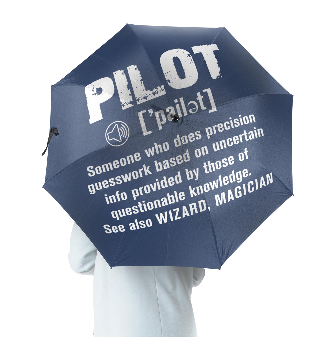 Pilot [Noun] Designed Umbrella