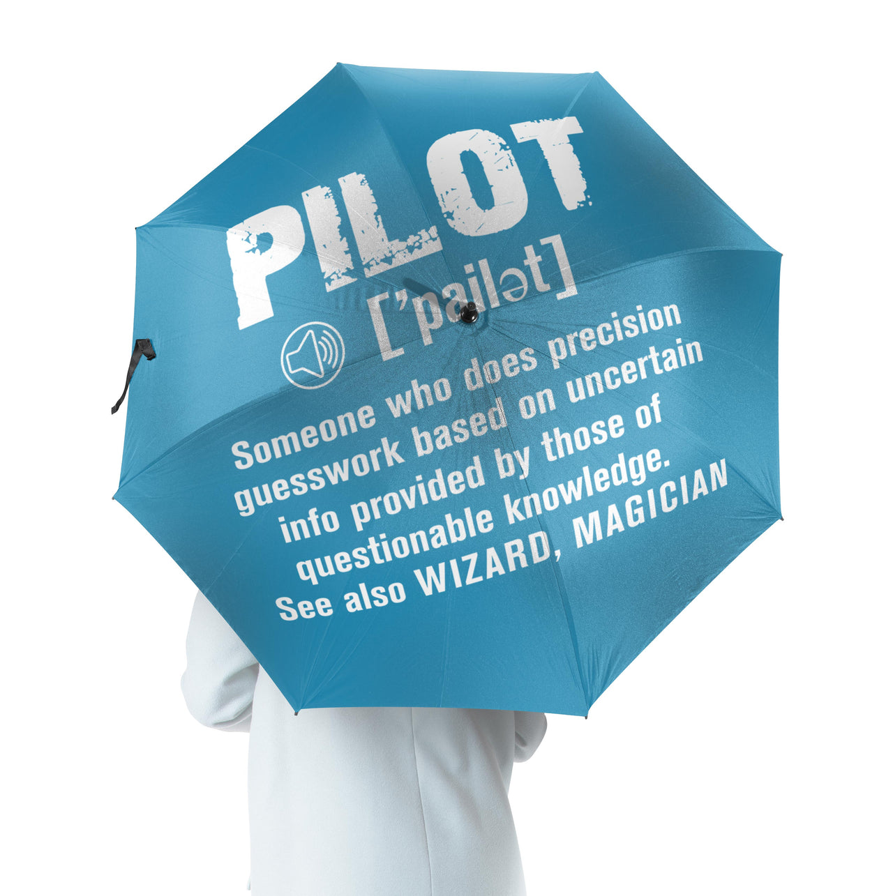 Pilot [Noun] Designed Umbrella