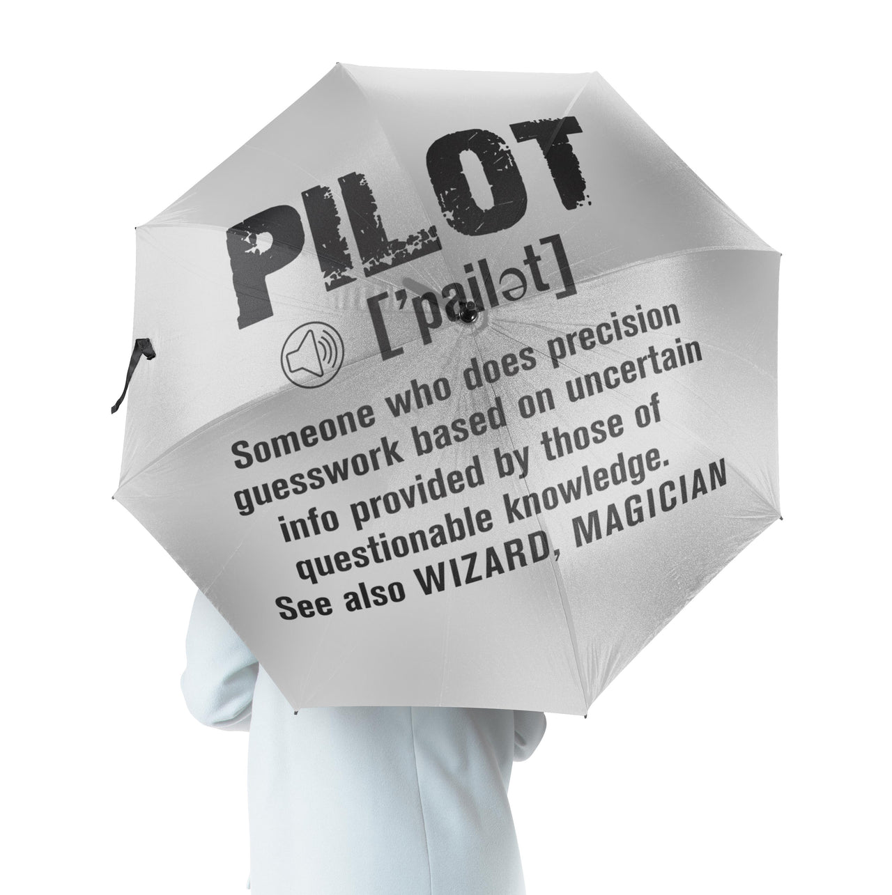 Pilot [Noun] Designed Umbrella