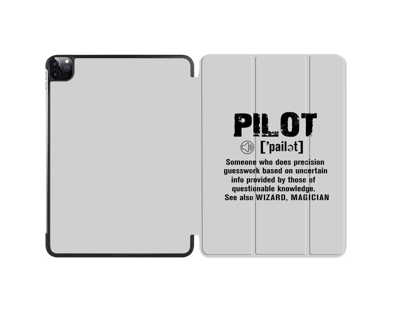 Pilot [Noun] Designed iPad Cases