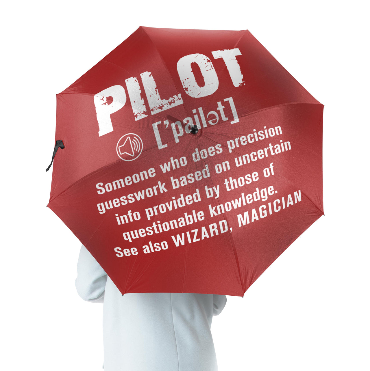 Pilot [Noun] Designed Umbrella