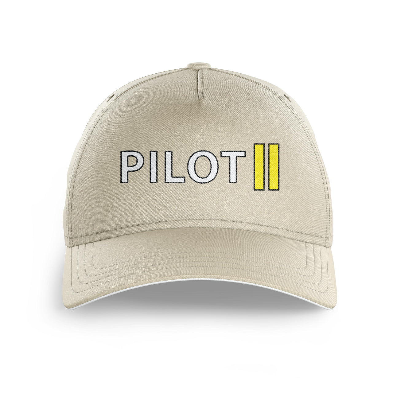 Pilot & Stripes (2 Lines) Printed Hats