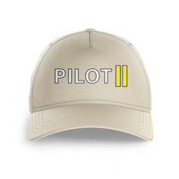 Thumbnail for Pilot & Stripes (2 Lines) Printed Hats