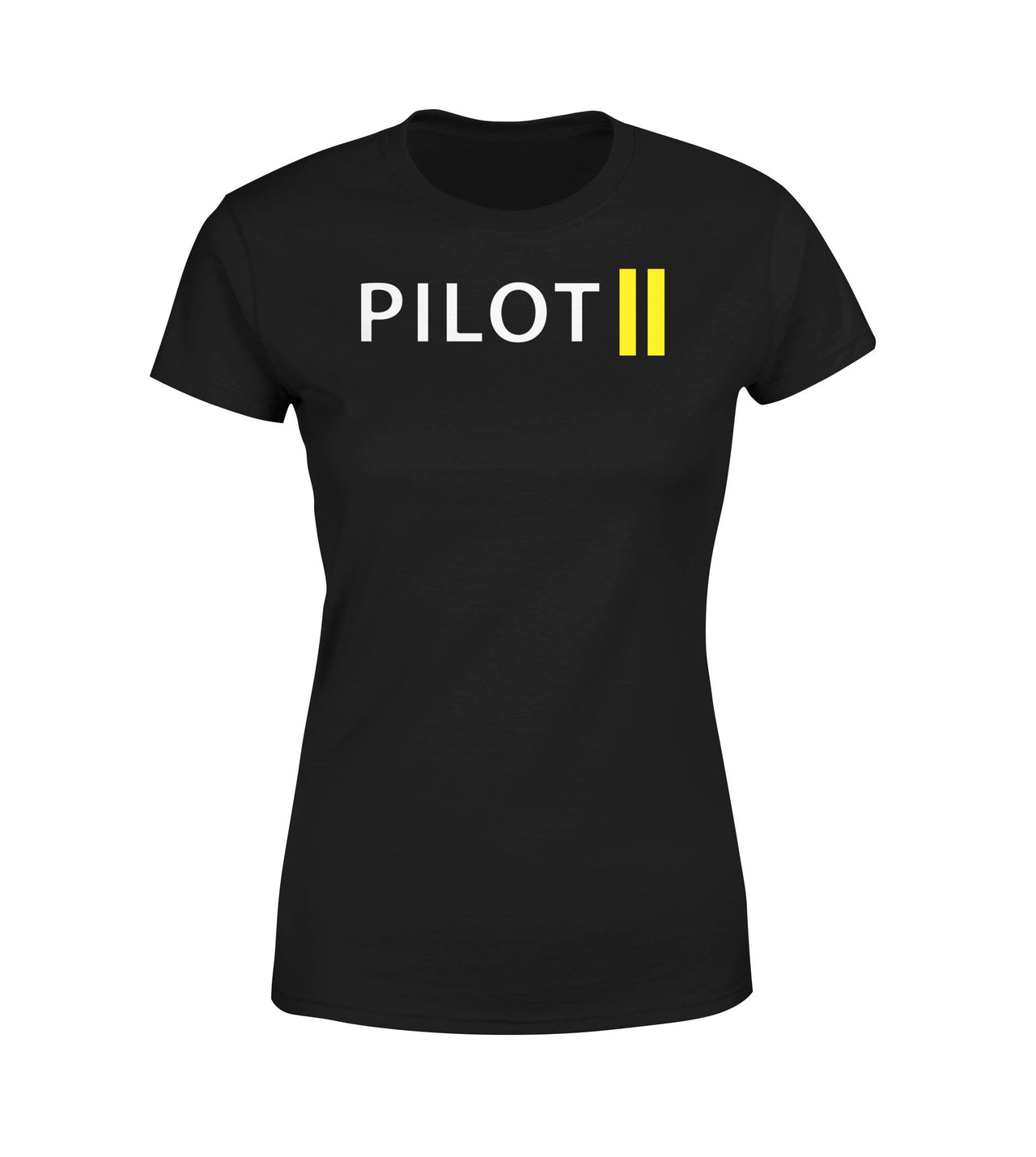Pilot & Stripes (2 Lines) Designed Women T-Shirts