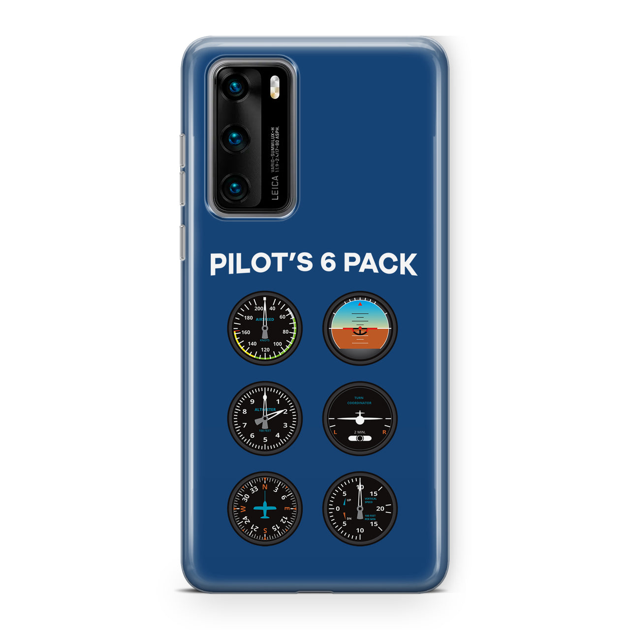 Pilot's 6 Pack Designed Huawei Cases