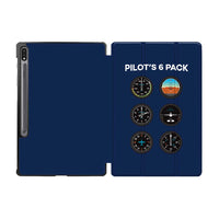 Thumbnail for Pilot's 6 Pack Designed Samsung Tablet Cases