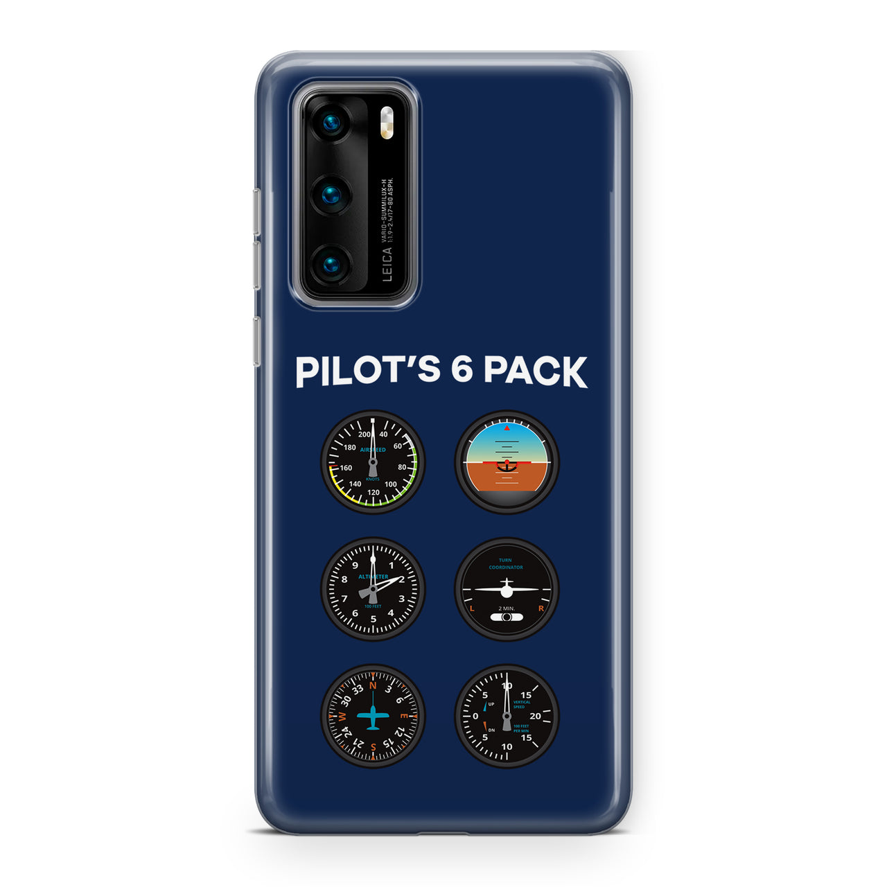 Pilot's 6 Pack Designed Huawei Cases