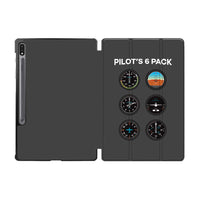 Thumbnail for Pilot's 6 Pack Designed Samsung Tablet Cases