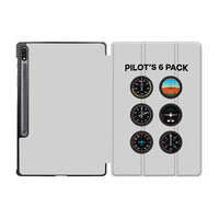 Thumbnail for Pilot's 6 Pack Designed Samsung Tablet Cases