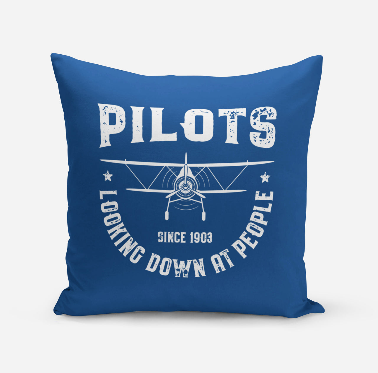 Pilots Looking Down at People Since 1903 Designed Pillows