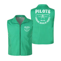 Thumbnail for Pilots Looking Down at People Since 1903 Designed Thin Style Vests