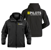 Thumbnail for Pilots They Know How To Fly Designed Military Jackets (Customizable)