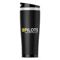 Thumbnail for Pilots They Know How To Fly Designed Travel Mugs