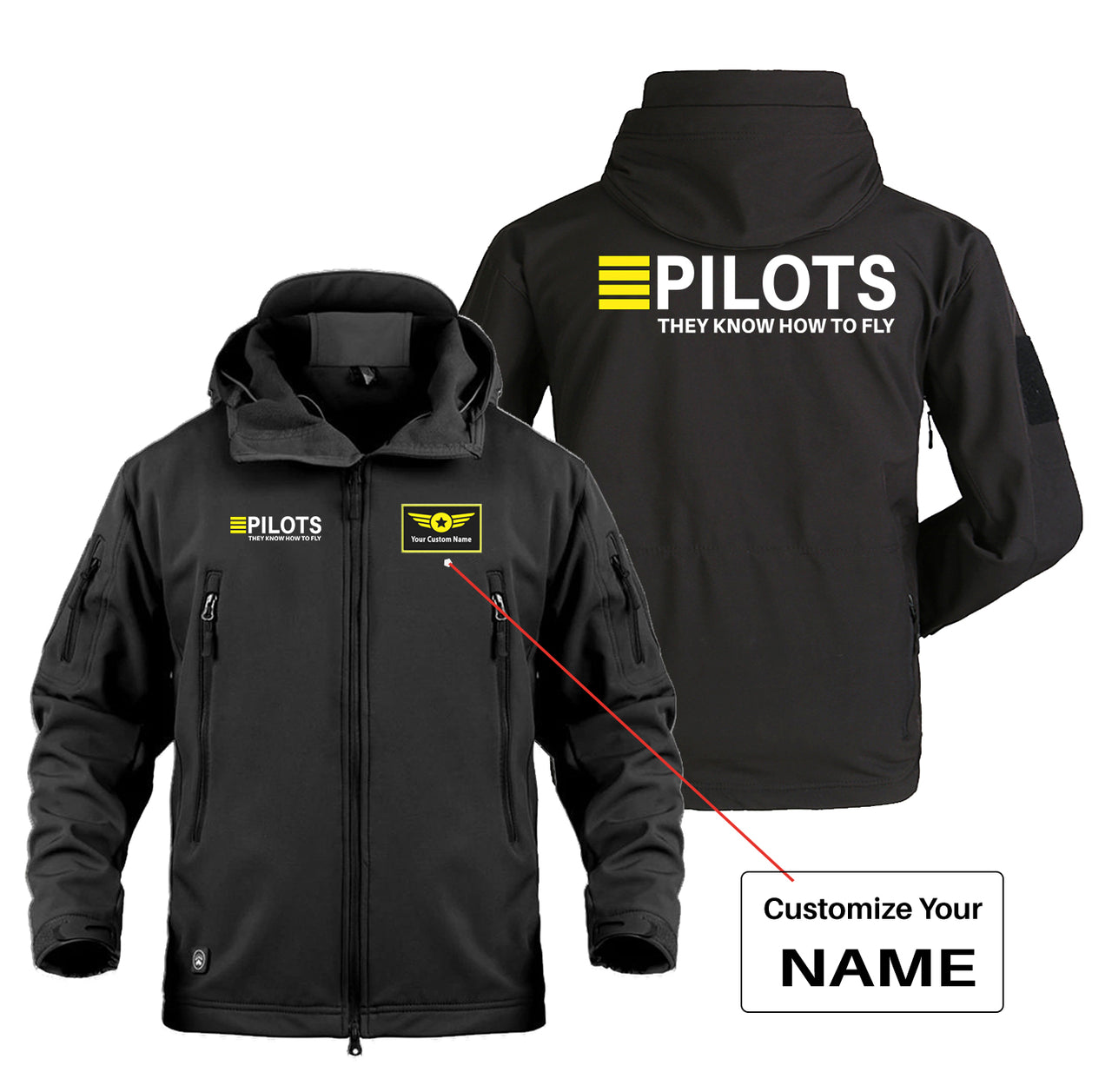 Pilots They Know How To Fly Designed Military Jackets (Customizable)