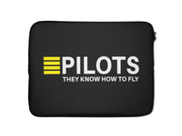 Thumbnail for Pilots They Know How To Fly Designed Laptop & Tablet Cases