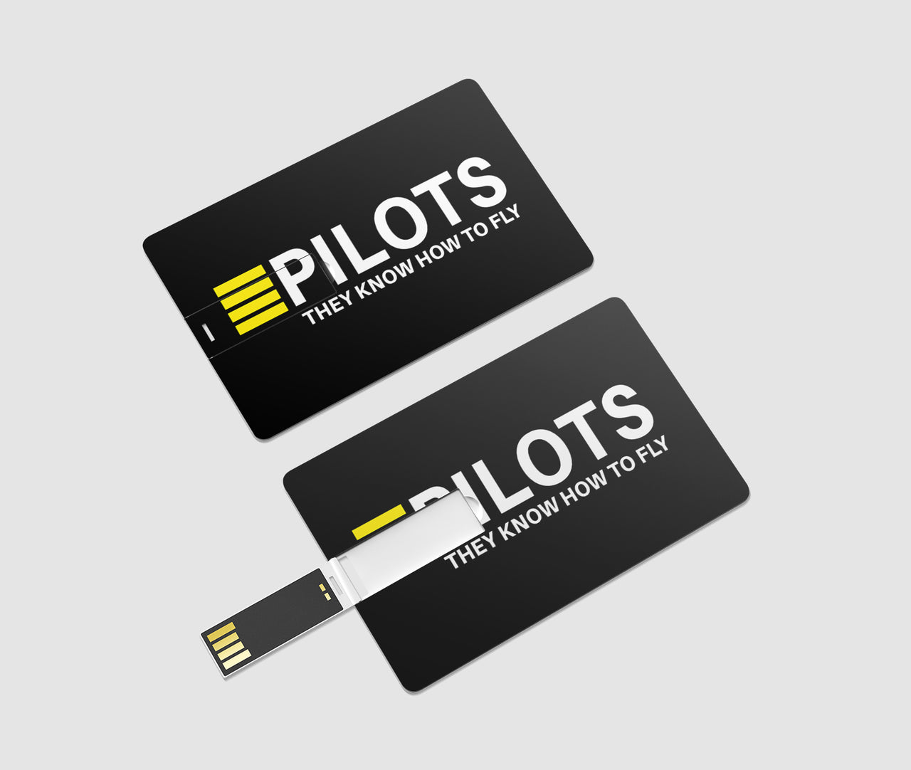 Pilots They Know How To Fly Designed USB Cards