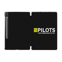 Thumbnail for Pilots They Know How To Fly Designed Samsung Tablet Cases