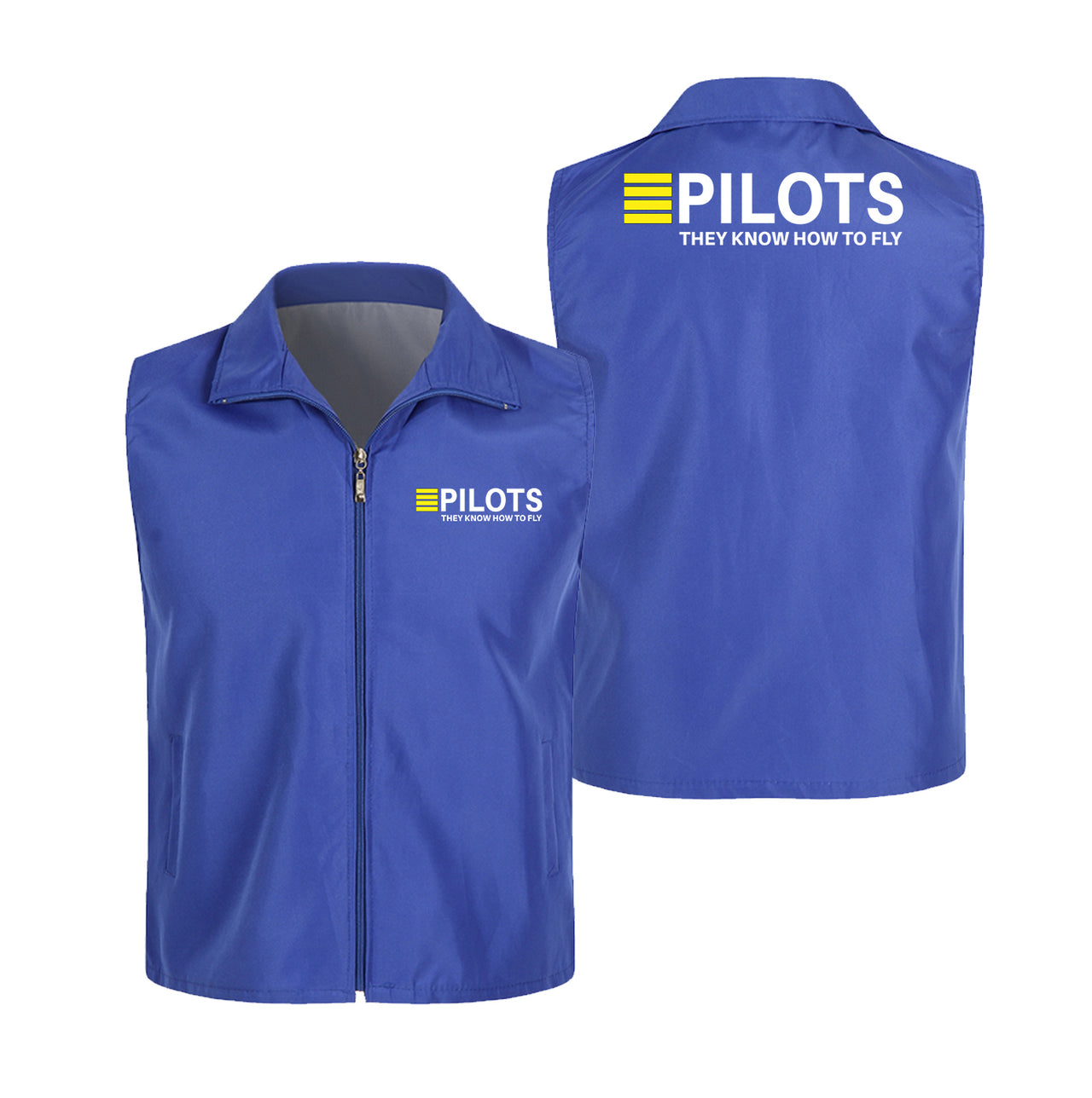 Pilots They Know How To Fly Designed Thin Style Vests