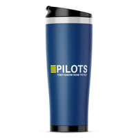 Thumbnail for Pilots They Know How To Fly Designed Travel Mugs